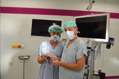Novou laparoskopickou věž koupila na centrální operační sály Nemocnice Prostějov