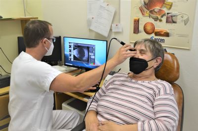 Zrak pacientů prověřuje v Nemocnici AGEL Prostějov nový ultrazvuk i laser
