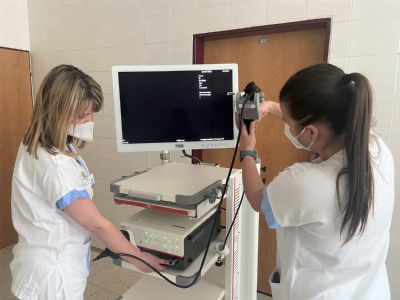 K diagnostice a léčbě plicních onemocnění slouží v Nemocnici AGEL Prostějov nové videobronchoskopy i ultrazvuk