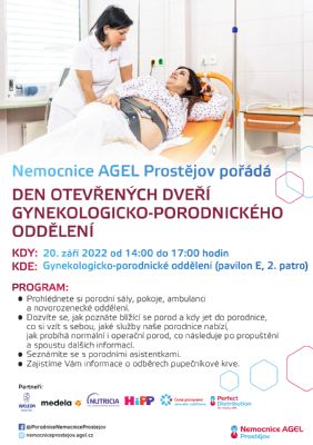Den otevřených dveří Gynekologicko-porodnického oddělení 20. 9. 2022